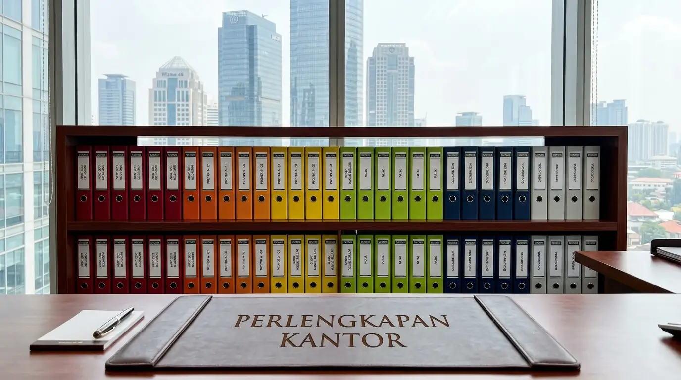 Cara menata arsip kantor dengan rapi menggunakan ordner kearsipan berkualitas di Jakarta